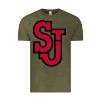 Vintage Olive st. john's red Vintage Tee - linhVisuals
