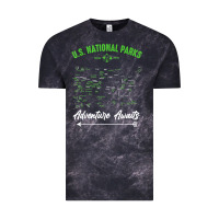 Cloud Black national parks adventure lover camping hiking camper fan t shirt Vintage Tee - linhVisuals