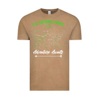 Vintage Coffee national parks adventure lover camping hiking camper fan t shirt Vintage Tee - linhVisuals