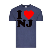 Vintage Denim i love nj Vintage Tee - linhVisuals