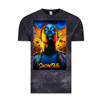 Cloud Black snowfall fx tv show Vintage Tee - linhVisuals