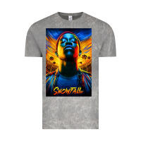 Cloud Rock snowfall fx tv show Vintage Tee - linhVisuals
