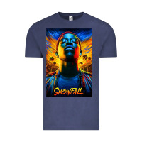 Vintage Denim snowfall fx tv show Vintage Tee - linhVisuals