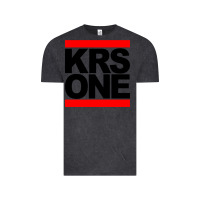 Vintage Black hip hop krs one Vintage Tee - linhVisuals