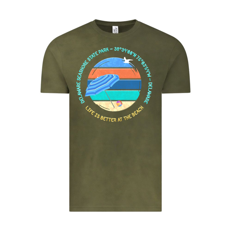 Delaware Seashore State Park T  Shirt Delaware Seashore State Park, De Vintage Tee by linhVisuals | Teevron