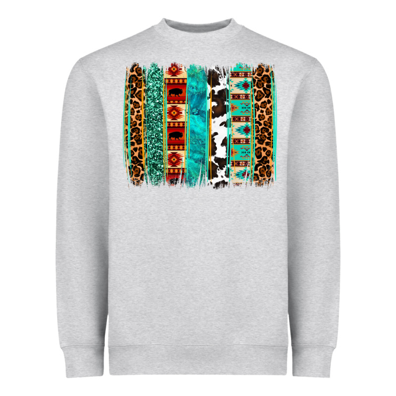 Western Brushstroke Heavyweight Sweatshirt by OliviaCreatesArt | Teevron