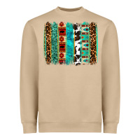 Mushroom western brushstroke Heavyweight Sweatshirt - OliviaCreatesArt
