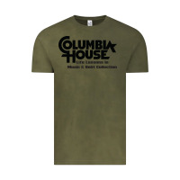 Vintage Olive columbia house record & tape club Vintage Tee - linhVisuals