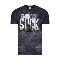 Cloud Black EMBRACE THE SUCK VINTAGE Vintage Tee - linhVisuals