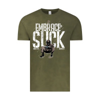 Vintage Olive EMBRACE THE SUCK VINTAGE Vintage Tee - linhVisuals