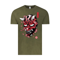 Vintage Olive darth oni Vintage Tee - linhVisuals