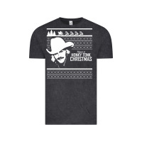 Vintage Black alan jackson ugly christmas [tb] Vintage Tee - linhVisuals