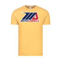 Vintage Mustard motoamerica Vintage Tee - linhVisuals