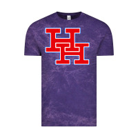 Cloud Purple herbert hoover high school (west virginia) Vintage Tee - linhVisuals