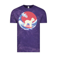 Cloud Purple bedlington terrier t  shirt bedlington terrier gifts   ocean waves sur Vintage Tee - linhVisuals