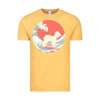 Vintage Mustard bedlington terrier t  shirt bedlington terrier gifts   ocean waves sur Vintage Tee - linhVisuals