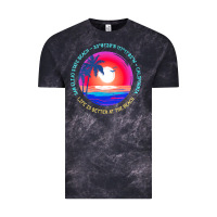 Cloud Black san elijo state beach t  shirt san elijo state beach, encinitas, calif Vintage Tee - linhVisuals