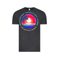 Vintage Black san elijo state beach t  shirt san elijo state beach, encinitas, calif Vintage Tee - linhVisuals