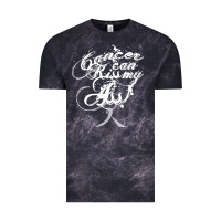 Cloud Black brain cancer t  shirt cancer can kiss my ass! brain ( gray ribbon) t Vintage Tee - linhVisuals