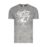 Cloud Rock brain cancer t  shirt cancer can kiss my ass! brain ( gray ribbon) t Vintage Tee - linhVisuals