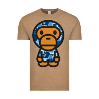 Vintage Coffee baby milo bape camo Vintage Tee - linhVisuals