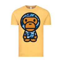 Vintage Mustard baby milo bape camo Vintage Tee - linhVisuals