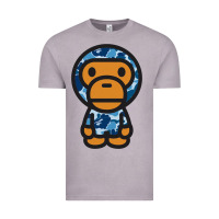 Vintage Zinc baby milo bape camo Vintage Tee - linhVisuals