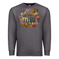 Charcoal Heather blessed mini Premium Sweatshirt - SublimationCraftShop