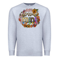 Heather Grey blessed mini Premium Sweatshirt - SublimationCraftShop