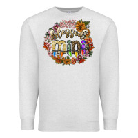 Oatmeal Heather blessed mini Premium Sweatshirt - SublimationCraftShop