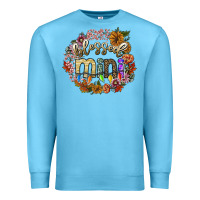 Ocean Blue blessed mini Premium Sweatshirt - SublimationCraftShop