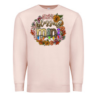 Pale Pink blessed mini Premium Sweatshirt - SublimationCraftShop