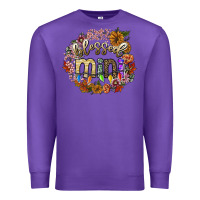 Purple blessed mini Premium Sweatshirt - SublimationCraftShop