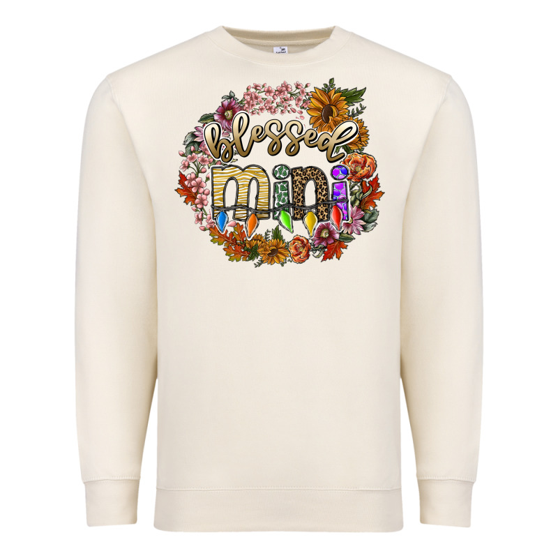 Blessed Mini Premium Sweatshirt by SublimationCraftShop | Teevron