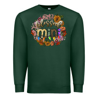 Sports Green blessed mini Premium Sweatshirt - SublimationCraftShop