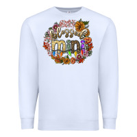 White blessed mini Premium Sweatshirt - SublimationCraftShop