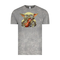 Cloud Rock baby yoda hug violin [tb] Vintage Tee - linhVisuals