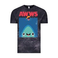 Cloud Black awws Vintage Tee - linhVisuals