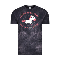 Cloud Black i'm a little horse Vintage Tee - linhVisuals