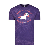 Cloud Purple i'm a little horse Vintage Tee - linhVisuals