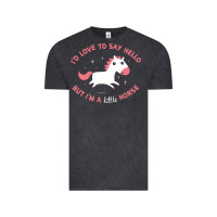 Vintage Black i'm a little horse Vintage Tee - linhVisuals