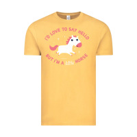 Vintage Mustard i'm a little horse Vintage Tee - linhVisuals