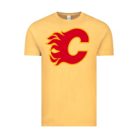 Vintage Mustard the-flames-calgary-sports Vintage Tee - linhVisuals