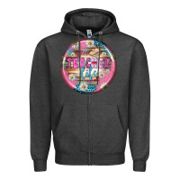 Charcoal Heather teacher life earrings Zipper Hoodie - BundleAndBundleShop
