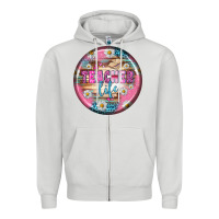 Dove Grey teacher life earrings Zipper Hoodie - BundleAndBundleShop