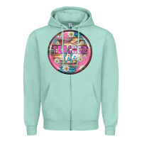 Seafoam teacher life earrings Zipper Hoodie - BundleAndBundleShop