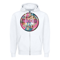 White teacher life earrings Zipper Hoodie - BundleAndBundleShop