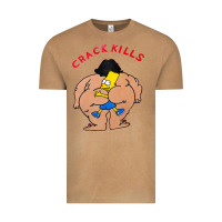 Vintage Camel bart crack kills Vintage Tee - linhVisuals