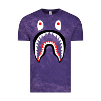 Cloud Purple bape shark [tb] Vintage Tee - linhVisuals