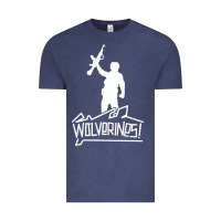 Vintage Denim Red Dawn Wolverines Vintage Tee - linhVisuals